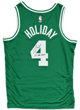 Jrue Holiday Boston Celtics Signed 24' NBA Champs Nike Icon Swingman Jersey JSA