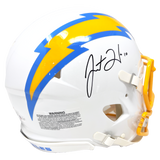 Justin Herbert Los Angeles Chargers Signed Riddell Authentic Helmet BAS Beckett