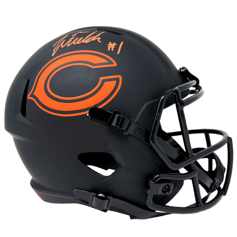 Justin Fields Chicago Bears Signed Riddell Eclipse Mini Helmet BAS Bec –  Diamond Legends Online