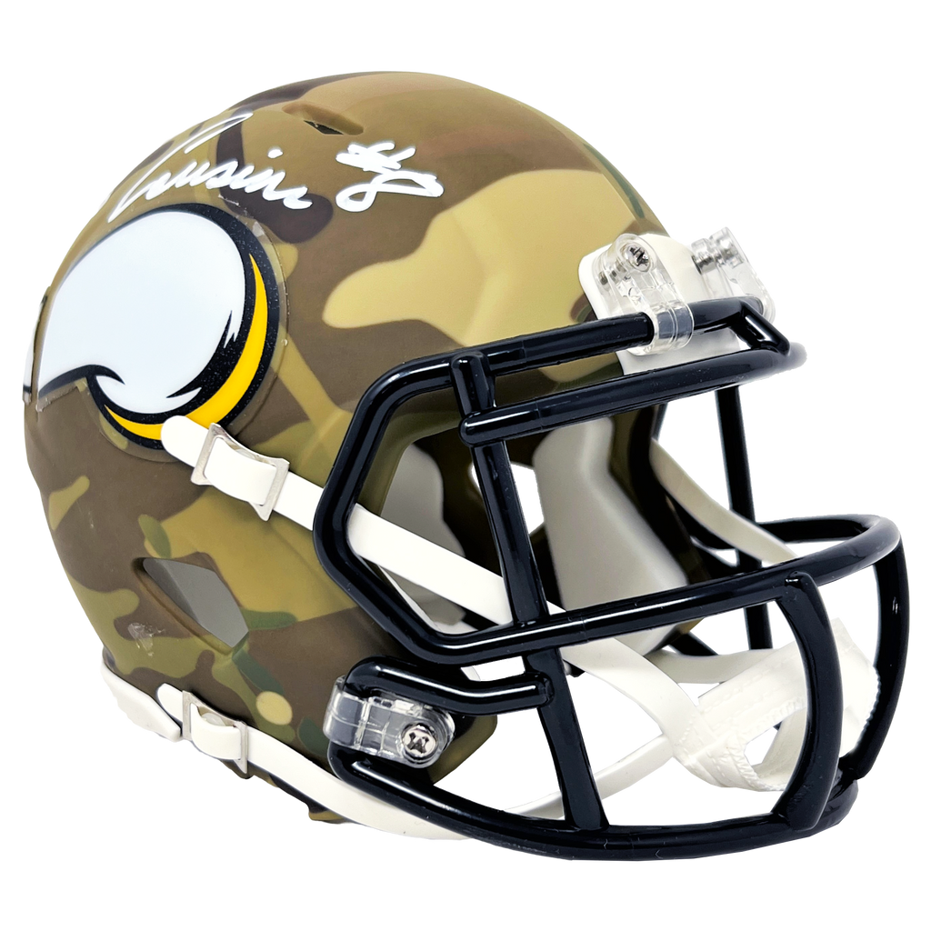 Kirk Cousins Minnesota Vikings Signed Riddell Camo Mini Helmet BAS Bec –  Diamond Legends Online