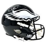 Jalen Hurts Philadelphia Eagles Signed Black Alternate Authentic Helmet BAS
