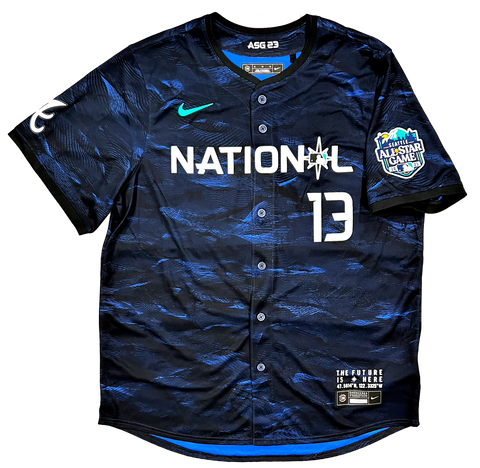 Ronald Acuna Jr. Atlanta Braves Signed Nike 2023 MLB All Star Limited Jersey BAS