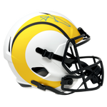 Aaron Donald Los Angeles Rams Signed Riddell Lunar Speed Replica Helmet BAS