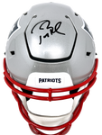 Tom Brady Gronkowski Edelman Patriots Signed SpeedFlex Helmet Fanatics JSA