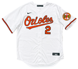 Gunnar Henderson Baltimore Orioles Signed Authentic Nike White Home Jersey BAS