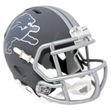 Amon-Ra St. Brown Detroit Lions Signed Slate Alternate Mini Helmet BAS Beckett