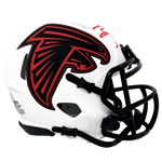 Bijan Robinson Atlanta Falcons Signed Riddell Lunar Mini Helmet BAS Beckett