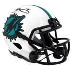 Tyreek Hill Miami Dolphins Signed Riddell Lunar Mini Helmet BAS Beckett