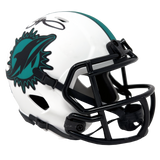 Tyreek Hill Miami Dolphins Signed Riddell Lunar Mini Helmet BAS Beckett