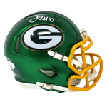 Jordan Love Green Bay Packers Signed Riddell Flash Mini Helmet JSA