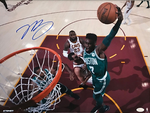Jaylen Brown Boston Celtics Signed Autographed Dunk 16x20 Photo JSA