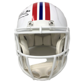 Mac Jones New England Patriots Signed Full Speed Authentic Throwback Helmet BAS