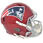 Damien Harris New England Patriots Signed Full Size Speed Flash Rep Helmet JSA