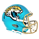 Trevor Lawrence Jacksonville Jaguars Signed Flash Replica Helmet Fanatics