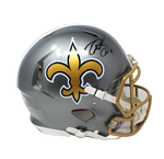 Drew Brees New Orleans Saints Signed Full Size Authentic Speed Flash Helmet BAS