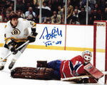 Terry O'Reilly Boston Bruins Signed 8x10 Photo vs Canadiens TAZ Inscription JSA