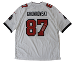 Rob Gronkowski Tampa Bay Buccaneers Signed White Nike Game Jersey JSA