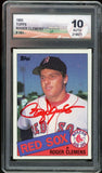 1985 Topps #181 Roger Clemens RC Rookie Red Sox JSA Authentication DGA 10 Auto