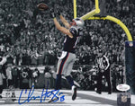 Chris Hogan New England Patriots Signed Autographed Spotlight 16x20 Photo JSA