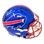 Josh Allen Buffalo Bills Signed Riddell Speed Authentic Flash Helmet BAS Beckett