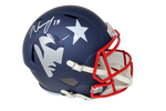 N'Keal Harry New England Patriots Signed Full Size Replica AMP Helmet JSA