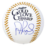 Albert Pujols St. Louis Cardinals Signed Gold Glove Award OMLB Baseball BAS