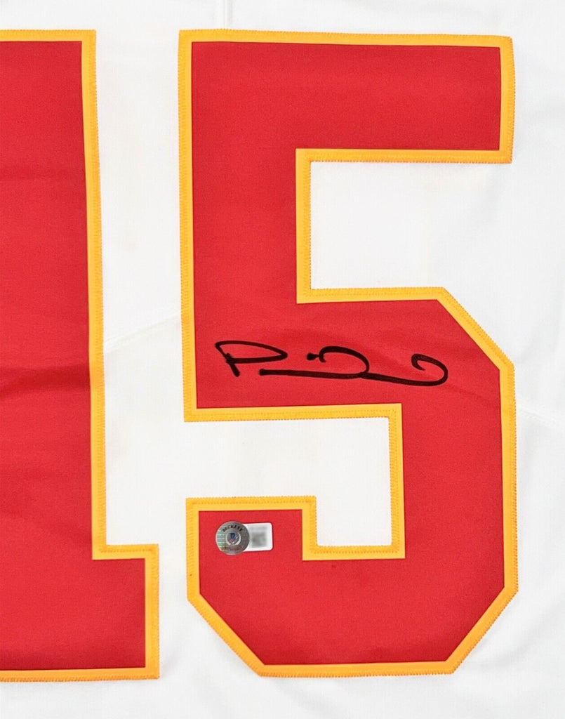 Sold at Auction: PATRICK MAHOMES SIGNED KANSAS CITY CHIEFS HOME JERSEY  FRAMED DISPLAY (BECKETT)