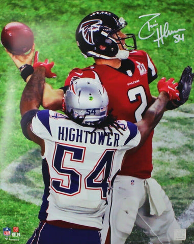 Donta Hightower New England Patriots Signed SB 51 Strip Sack 16x20 Photo JSA