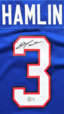 Damar Hamlin Buffalo Bills Signed Authentic Nike Blue Game Jersey BAS Beckett
