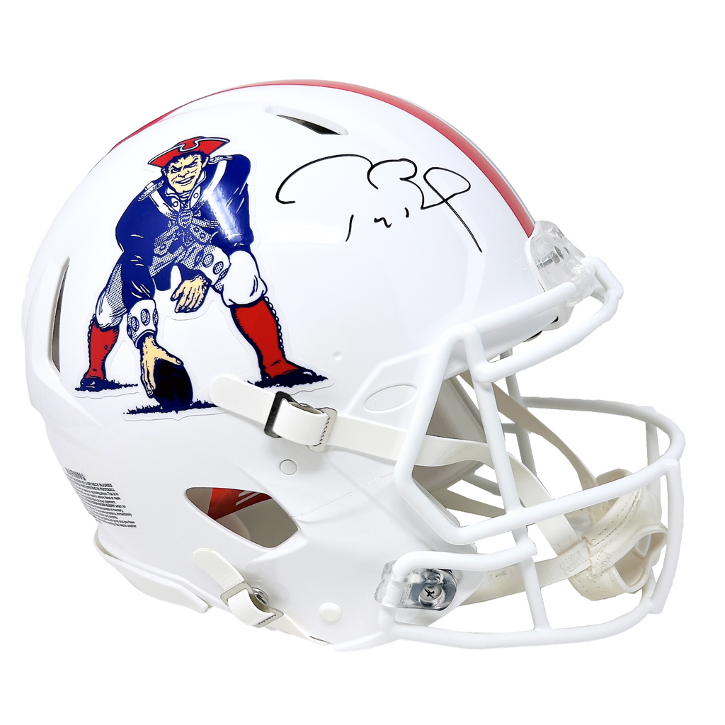 sales online T Brady Brady Autographed signed mini Tom helmet 