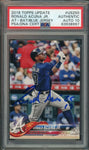 2018 Topps Update US250 Ronald Acuna Jr. Full Name RC Rookie PSA/DNA 10 Auto BAS