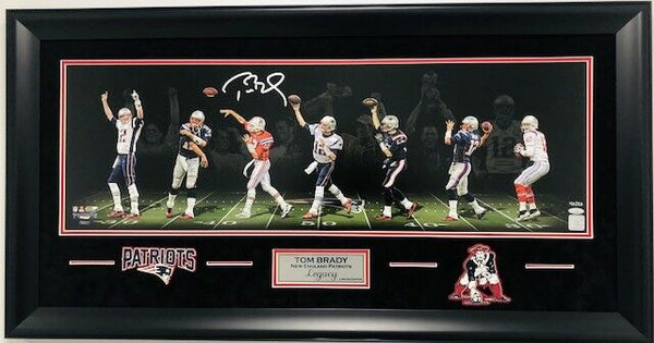 Tom Brady Signed Framed 8x10 Photo Tristar 7753505 — RSA