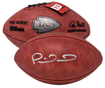 Patrick Mahomes Kansas City Chiefs Signed Metallic Official Duke Football BAS