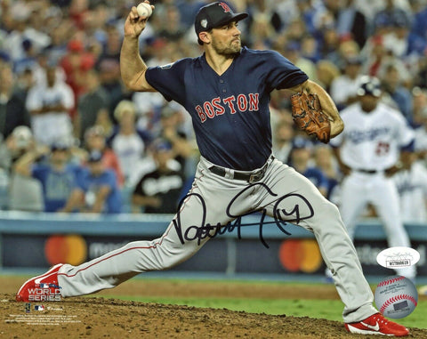 Nathan Eovaldi Boston Red Sox Signed 2018 World Series 8x10 Photo JSA