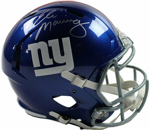 Eli Manning New York Giants Signed Full Size Replica Speed Helmet Steiner