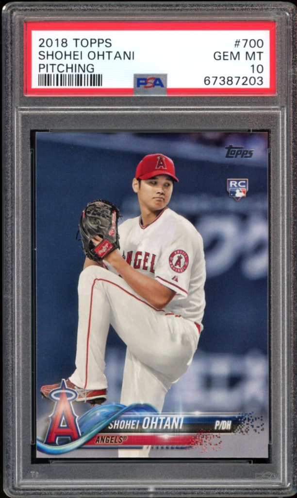 2018 Topps #700 Shohei Ohtani RC Rookie Angels PSA 10 GEM MINT