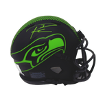 Russell Wilson Seattle Seahawks Signed Authentic Eclipse Mini Helmet Beckett BAS