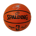Stephen Curry Golden State Warriors Signed Silver Autograph Basketball FANATICS