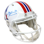 Mac Jones New England Patriots Signed Speed Authentic Throwback Helmet BAS