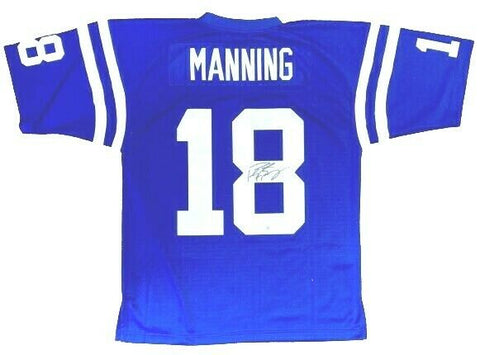 Peyton Manning Indianapolis Colts Signed Mitchell & Ness Jersey Beckett BAS