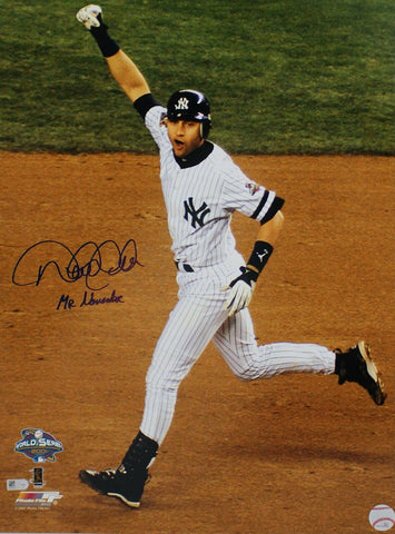 Derek Jeter Yankees Signed 2000 WS HR Insc Mr November 16x20 Photo MLB Authentic