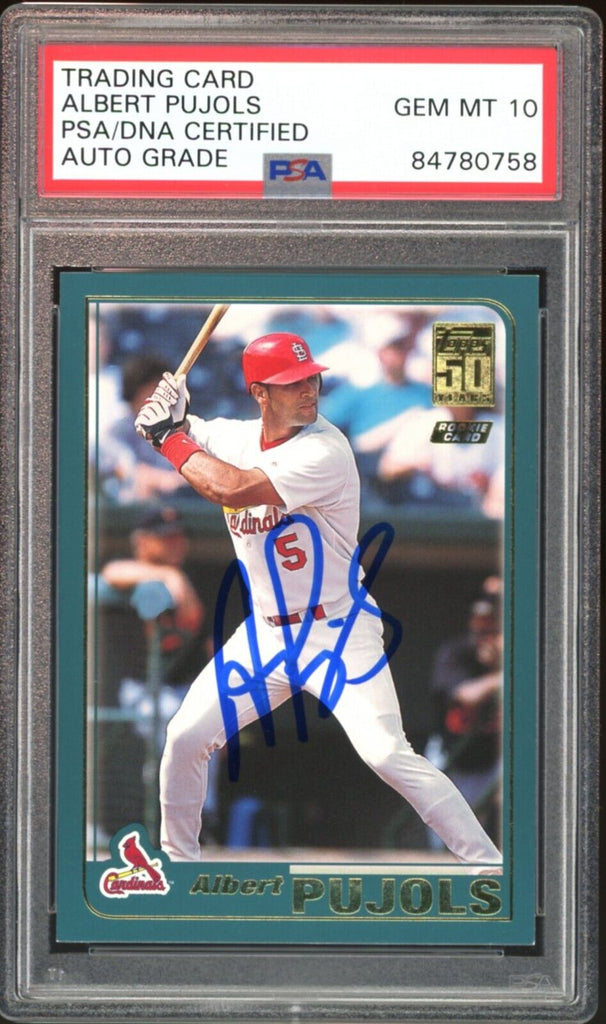 Albert Pujols 2001 Topps Traded Rookie Relics #TRR-AP Game