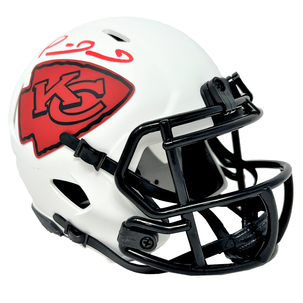 Patrick Mahomes Kansas City Chiefs Signed Riddell Lunar Mini Helmet BA –  Diamond Legends Online