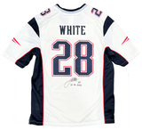 James White New England Patriots Signed 3X SB Champ Insc Nike Game Jersey JSA