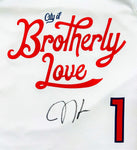 James Harden 76ers Signed Authentic Nike White City Edition Swingman Jersey BAS