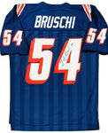 Tedy Bruschi New England Patriots Signed Authentic M&N Throwback Jersey JSA