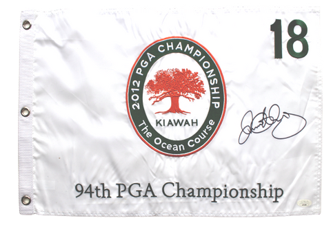 Rory McIlroy Signed Autograph Golf 2012 PGA Championship Authentic Flag JSA