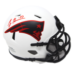 Rodney Harrison New England Patriots Signed Lunar Mini Helmet Pats Alumni COA