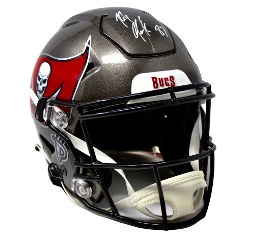 buccaneers speedflex helmet Rob Gronkowski Tampa Bay Buccaneers Signed Authentic Speed Flex Helmet – Diamond Legends Online