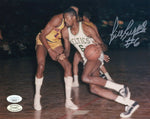 Bill Russell Boston Celtics Signed 8x10 Photo vs Warriors Wilt Chamberlain JSA